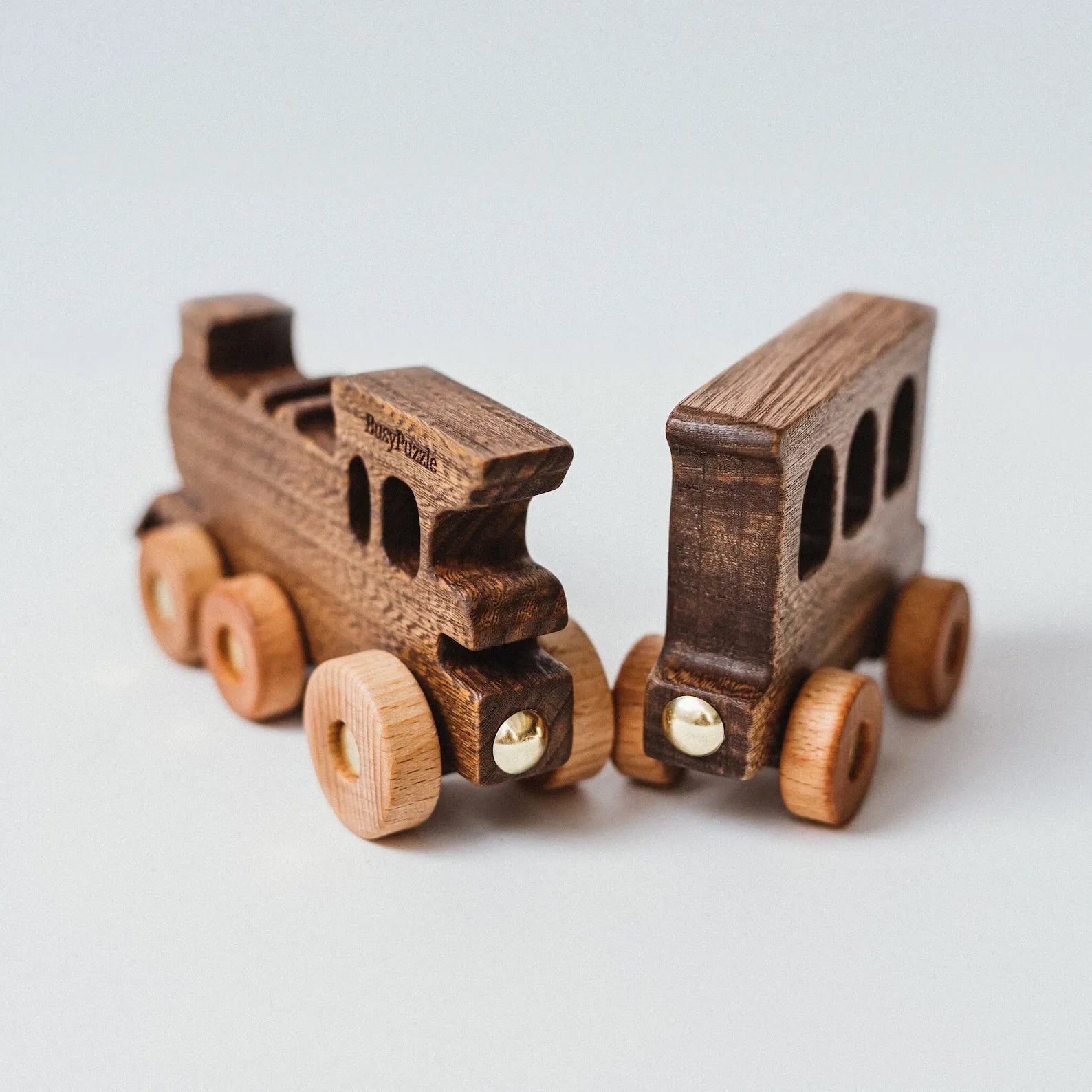 Personalized Train Name Eco-Friendly Wooden Trains Busypuzzle