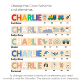 Custom Wooden Name Puzzle For Boy