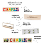 Custom Wooden Name Puzzle For Boy Wooden Name Puzzles Busypuzzle