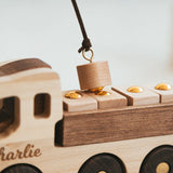 Custom wooden construction truck