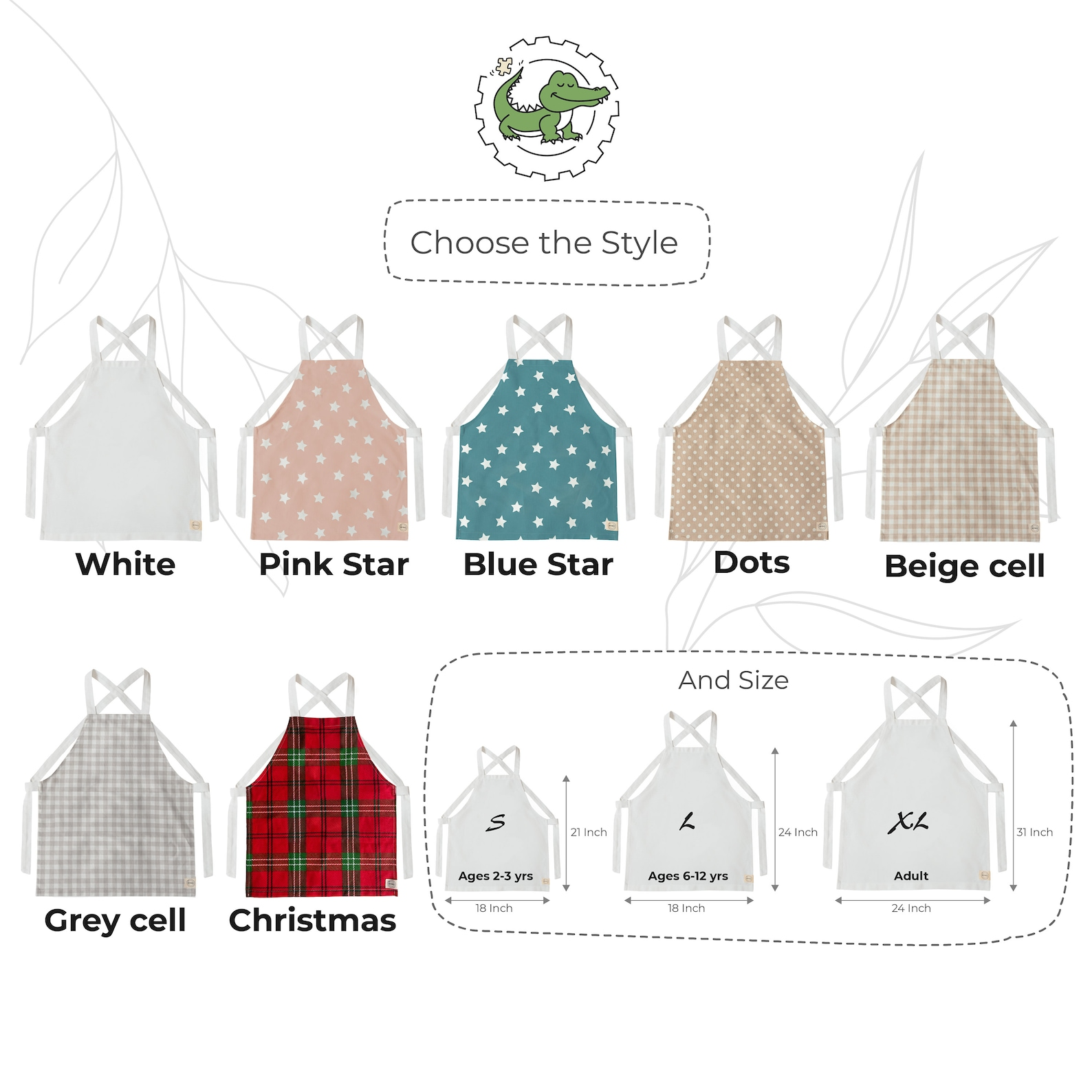 Personalized Kids Apron – Custom Embroidered Apron for Children  Busypuzzle