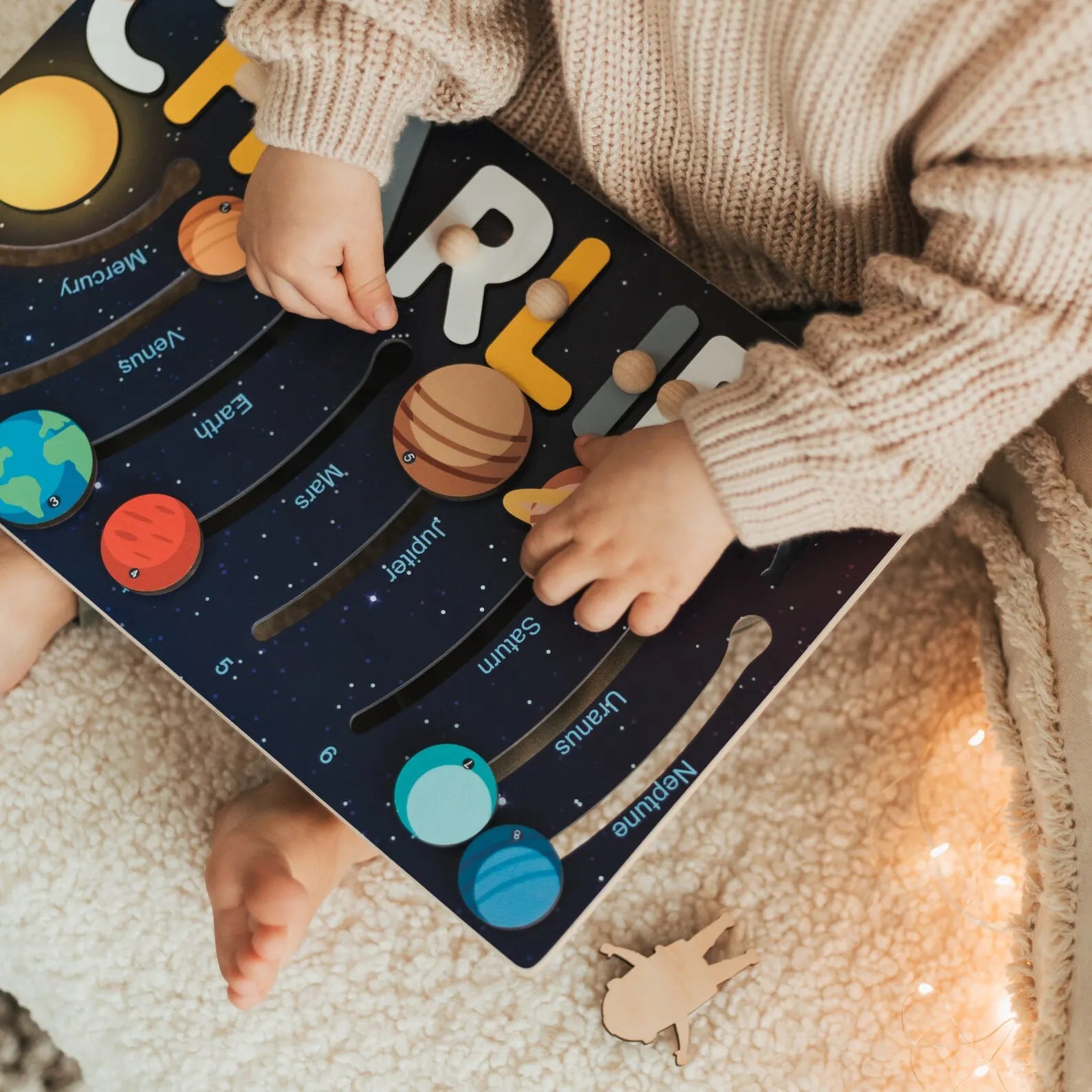 Space Name Puzzle Educational Toys for Kids Busypuzzle