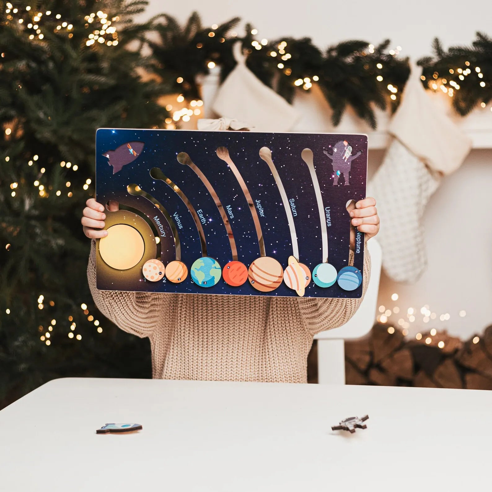 Space Name Puzzle Educational Toys for Kids Busypuzzle