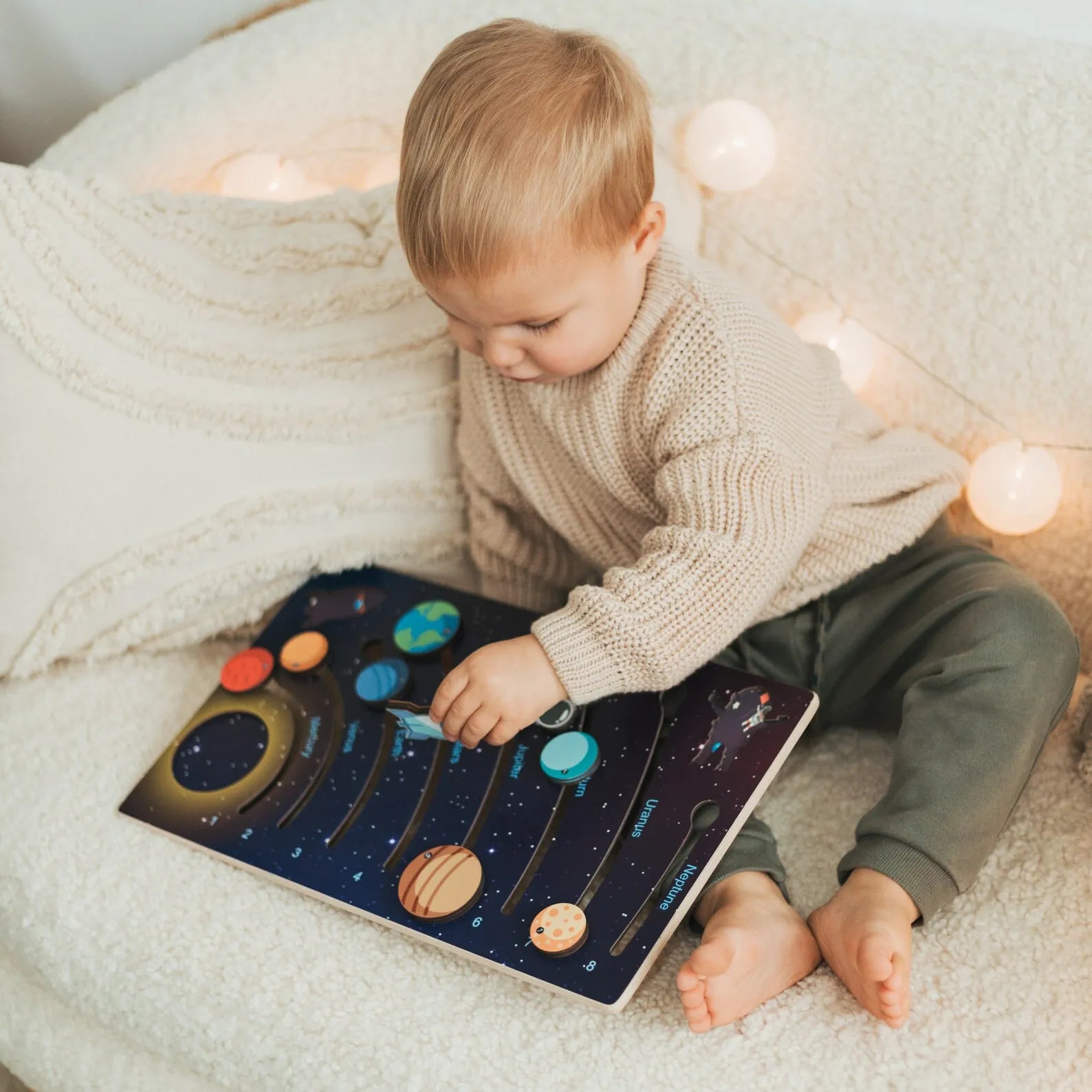 Space Name Puzzle Educational Toys for Kids Busypuzzle