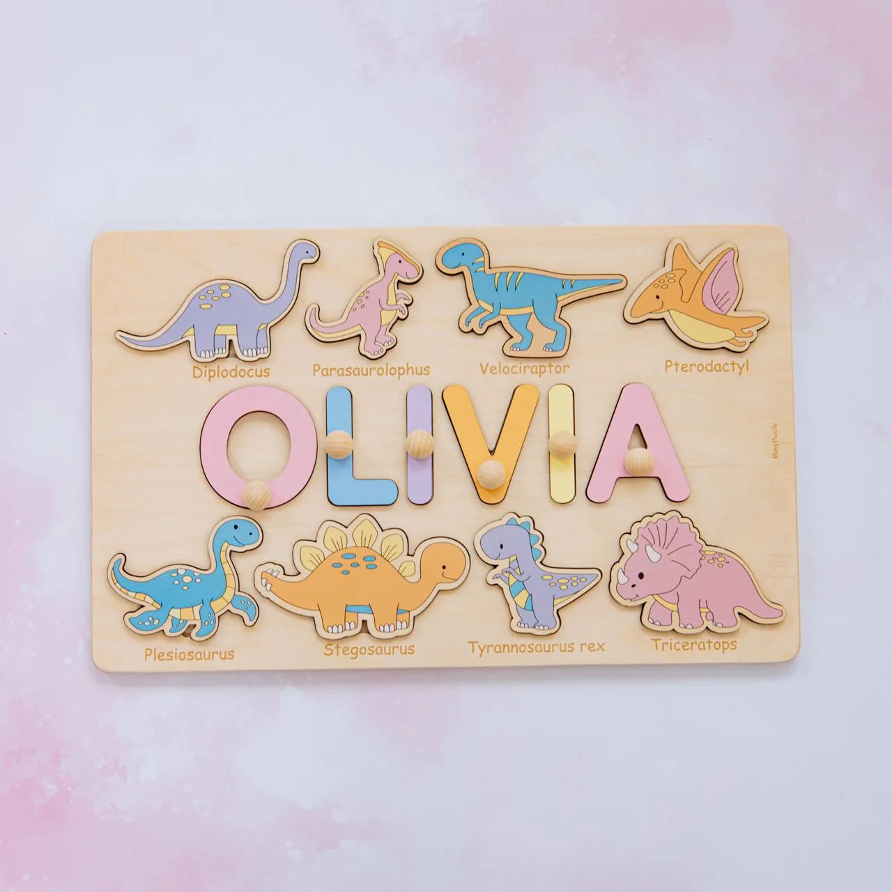 Dinosaur Name Puzzle for girls  Busypuzzle