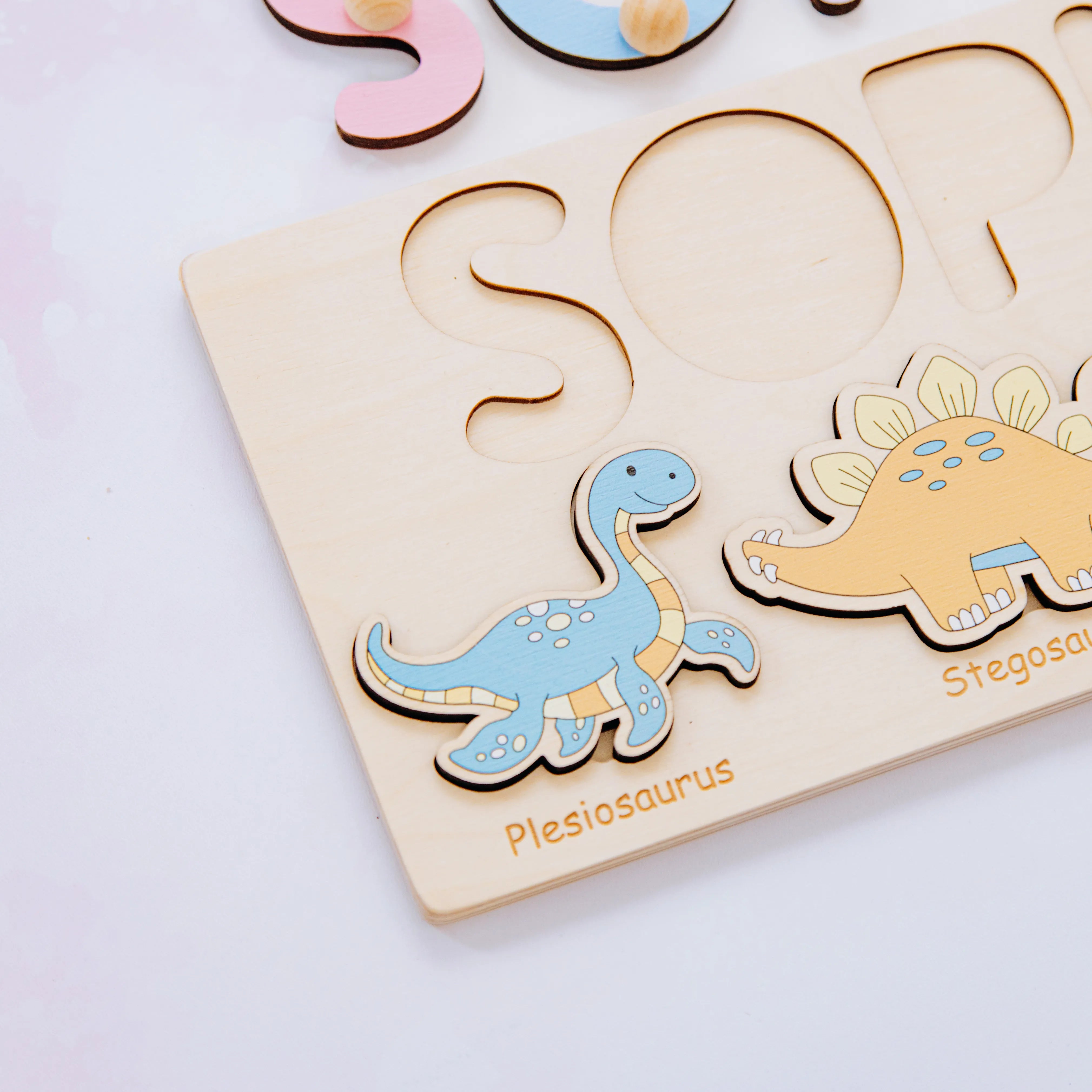 Dinosaur Name Puzzle for girls  Busypuzzle