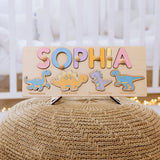 Dinosaur Name Puzzle for girls