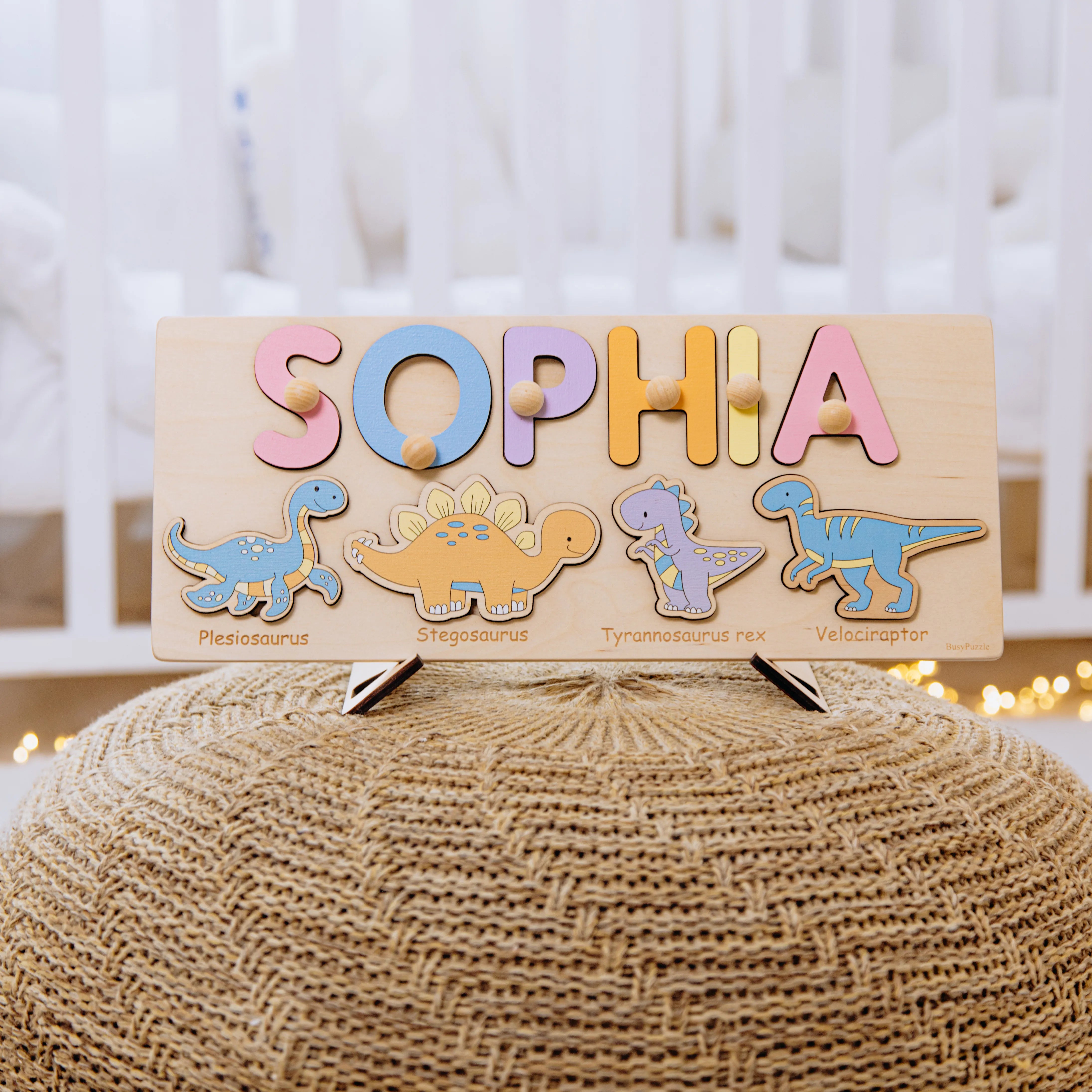 Dinosaur Name Puzzle for girls  Busypuzzle