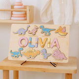 Dinosaur Name Puzzle for girls