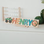 Personalized Wooden Name Puzzle Wooden Name Puzzles Busypuzzle