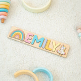 Custom Wooden Name Puzzle For Girl
