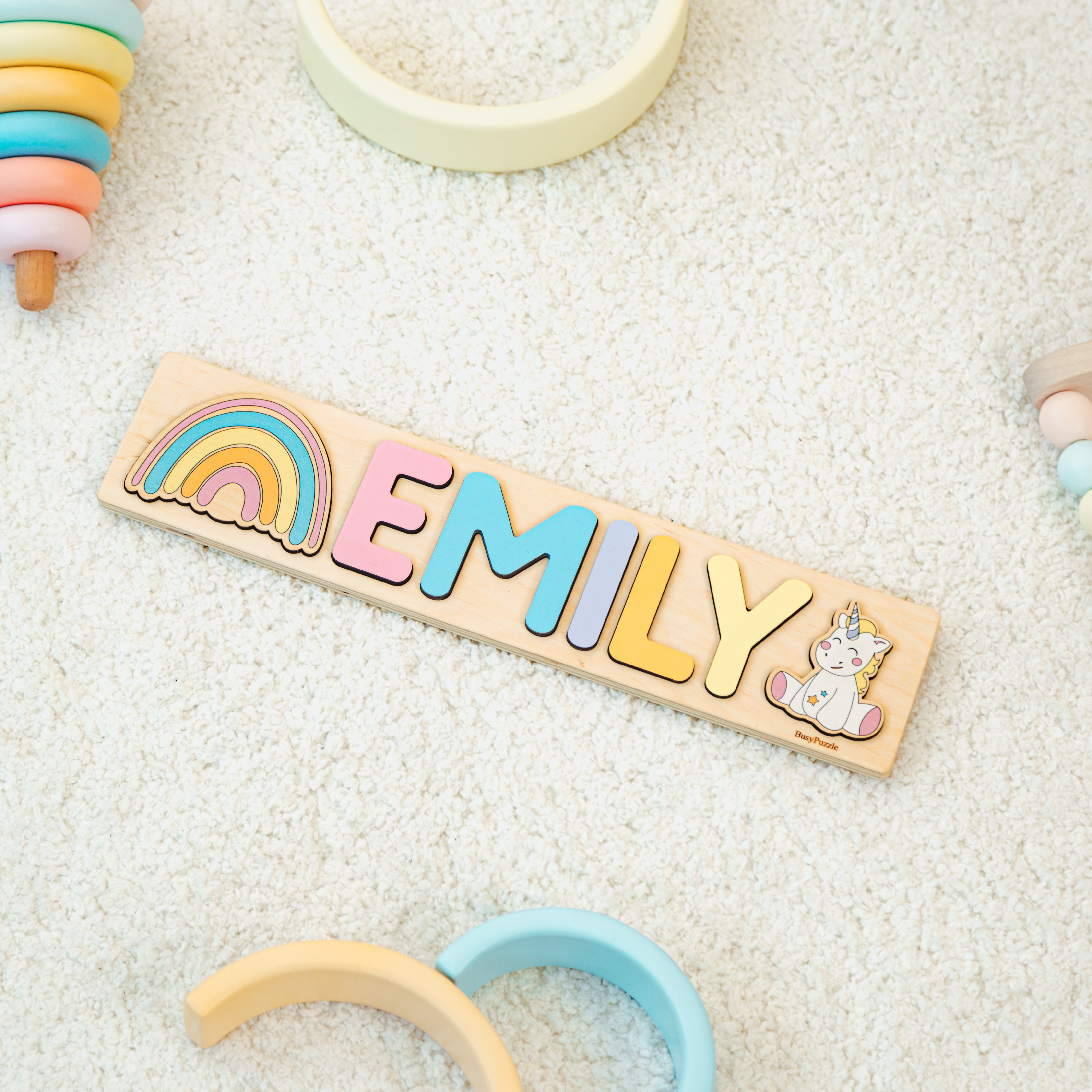 Custom Wooden Name Puzzle For Girl Wooden Name Puzzles Busypuzzle