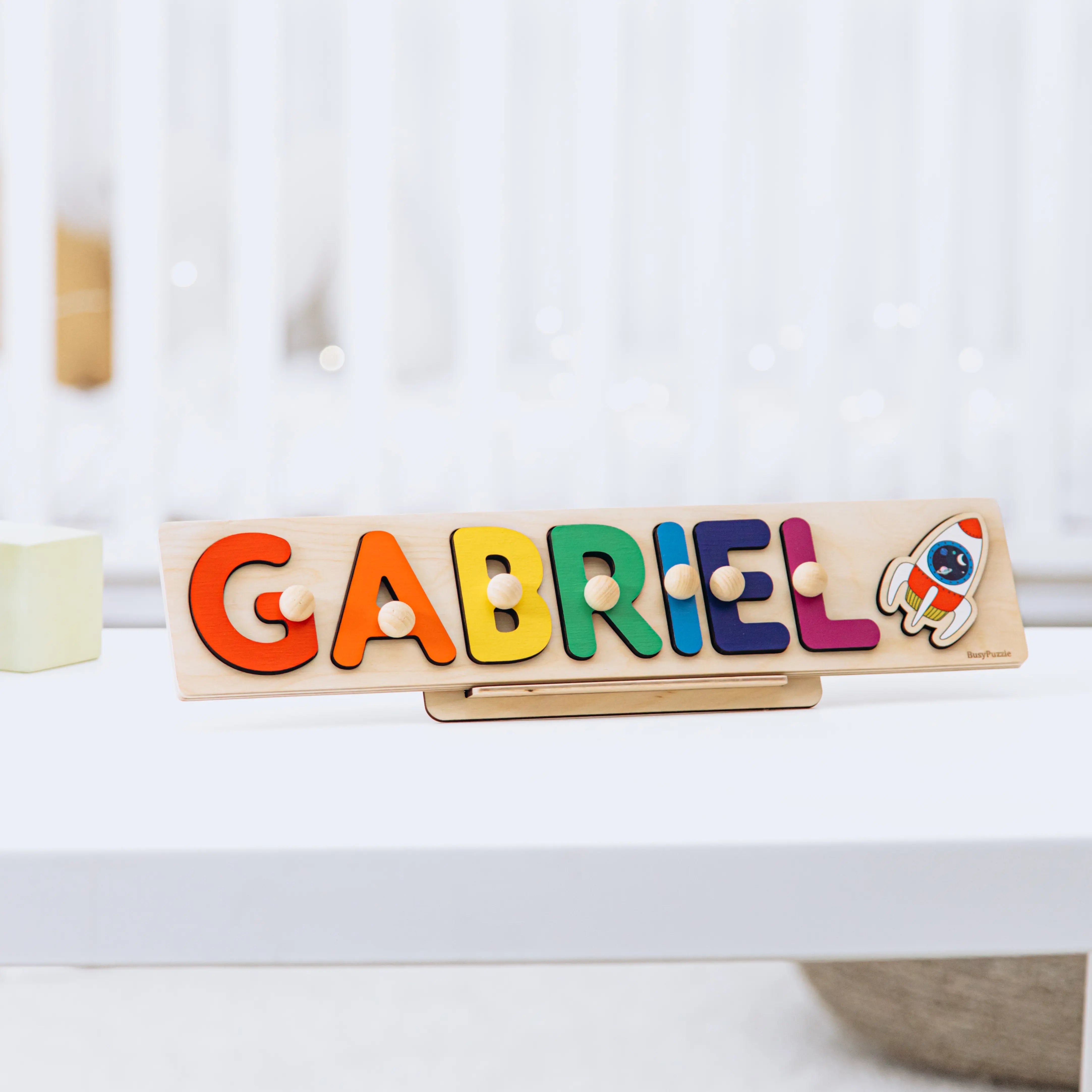 The Developmental Benefits of Personalized Wooden Name Puzzles for Kids