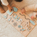 Montessori Busy Board for Toddlers – Wooden Sensory Toy for 1–3 Year Olds | BusyPuzzle Wooden Busy Boards Busypuzzle