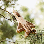 Personalized Wooden Airplane Toy - Custom Aviation Gift for Toddlers Eco-Friendly Wooden Vehicles Busypuzzle