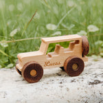 Personalized Wooden Toy Car – Handcrafted Montessori Vehicle Wooden Cars Busypuzzle