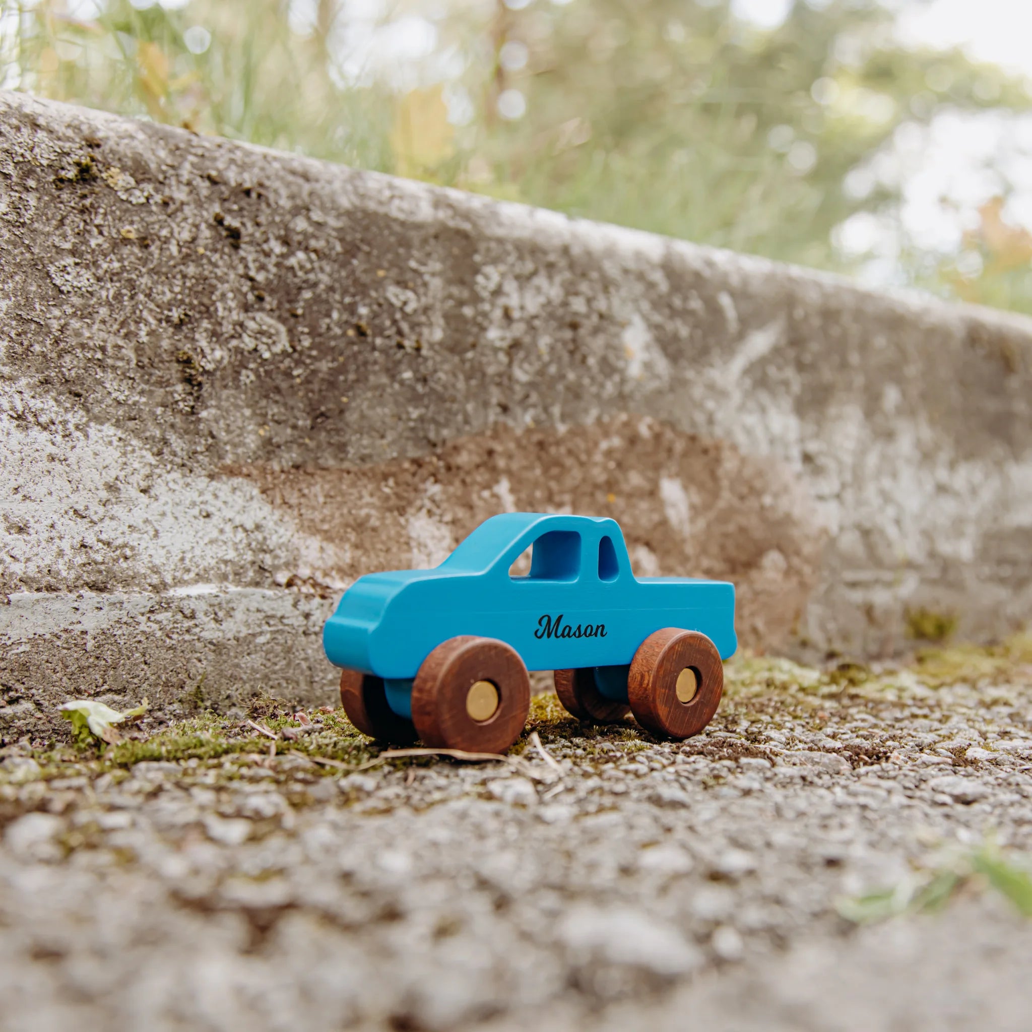 Wooden Colored Cars - Personalized Wooden Vehicle Toy Wooden Cars Busypuzzle