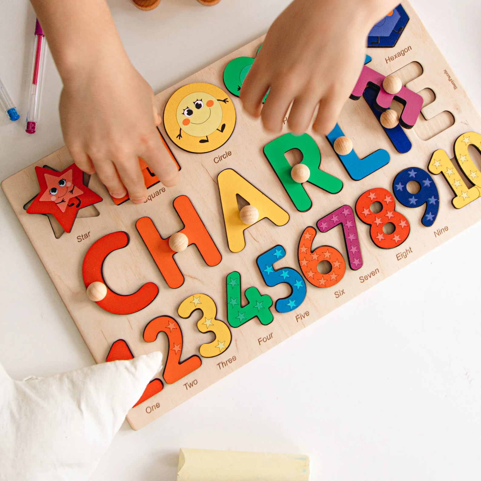 Math Busy Board for Toddlers
