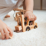 Wooden Toy Construction Cars