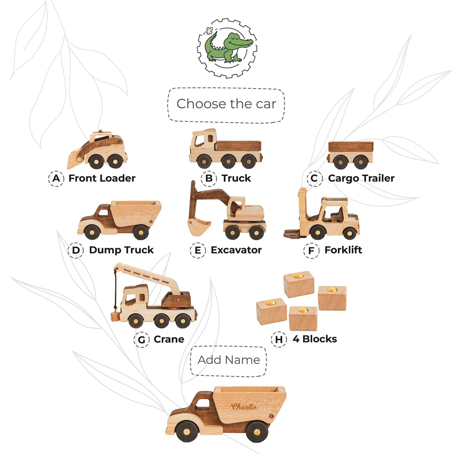 Wooden Toy Construction Cars Wooden Cars Busypuzzle