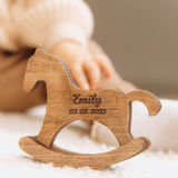 Wooden Rocking Horse - Wooden Gift for Kids