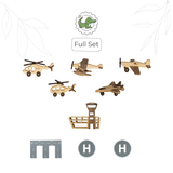 Wooden Planes and Helicopters - Wooden Airport