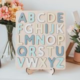 Wooden Alphabet Toy - Wooden Busy Board