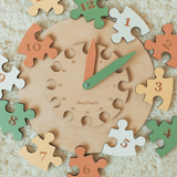 Wooden Toy Clock - Wooden Montessori Toy