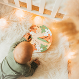 Wooden Toy Clock - Wooden Montessori Toy