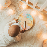 Wooden Toy Clock - Wooden Montessori Toy