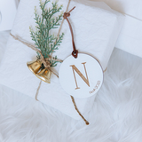 Letter Christmas Tags