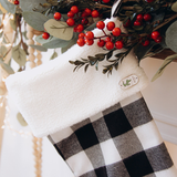 Family Plaid Christmas Stockings Personalized