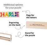 Custom Wooden Name Puzzle For Boy Wooden Name Puzzles Busypuzzle