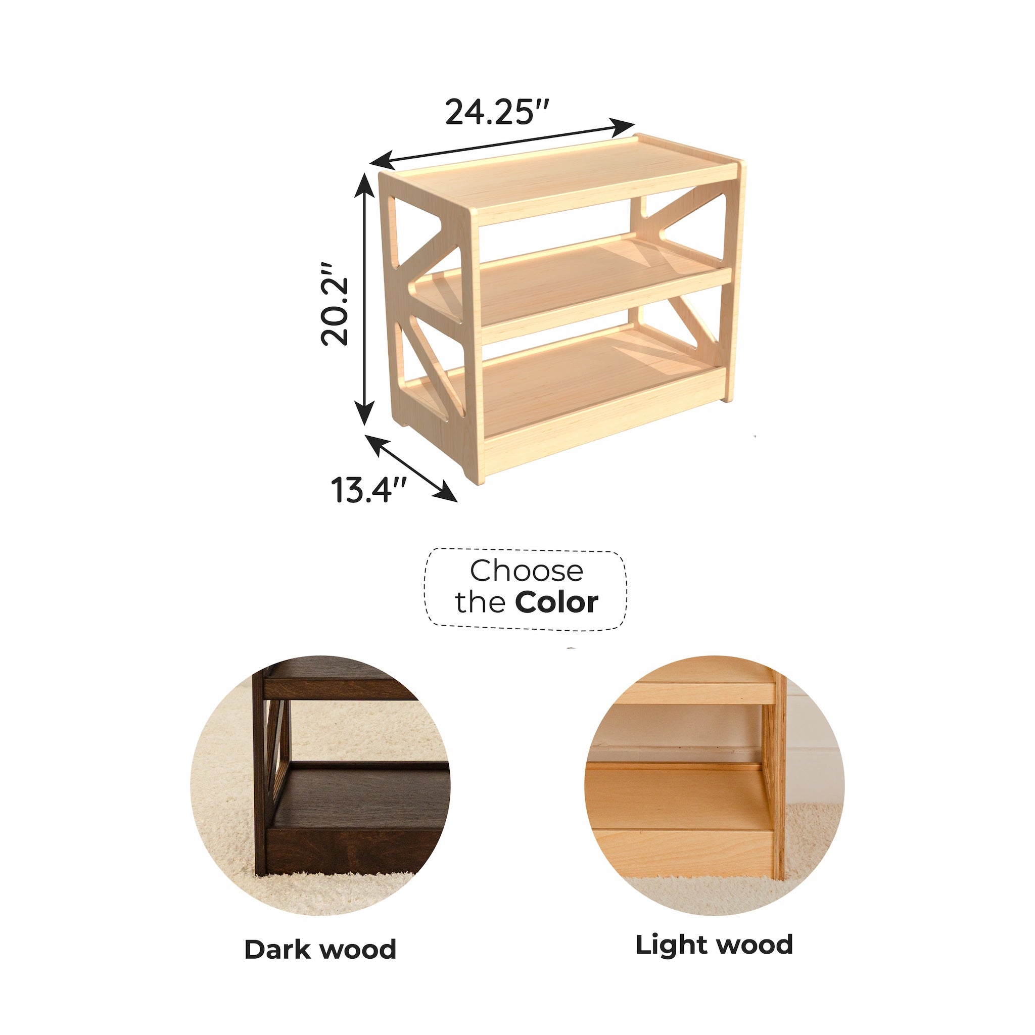 Personalized Wooden Toy Car Garage with Ramps & Storage Shelf Nursery Furniture Busypuzzle