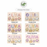 Personalized Flower Girl Proposal Wooden Name Puzzle