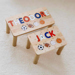 Montessori-Inspired Toddler Step Stool – Personalized ‘Rookie of the Year’ Gift for Kids Montessori Toys for Kids Busypuzzle