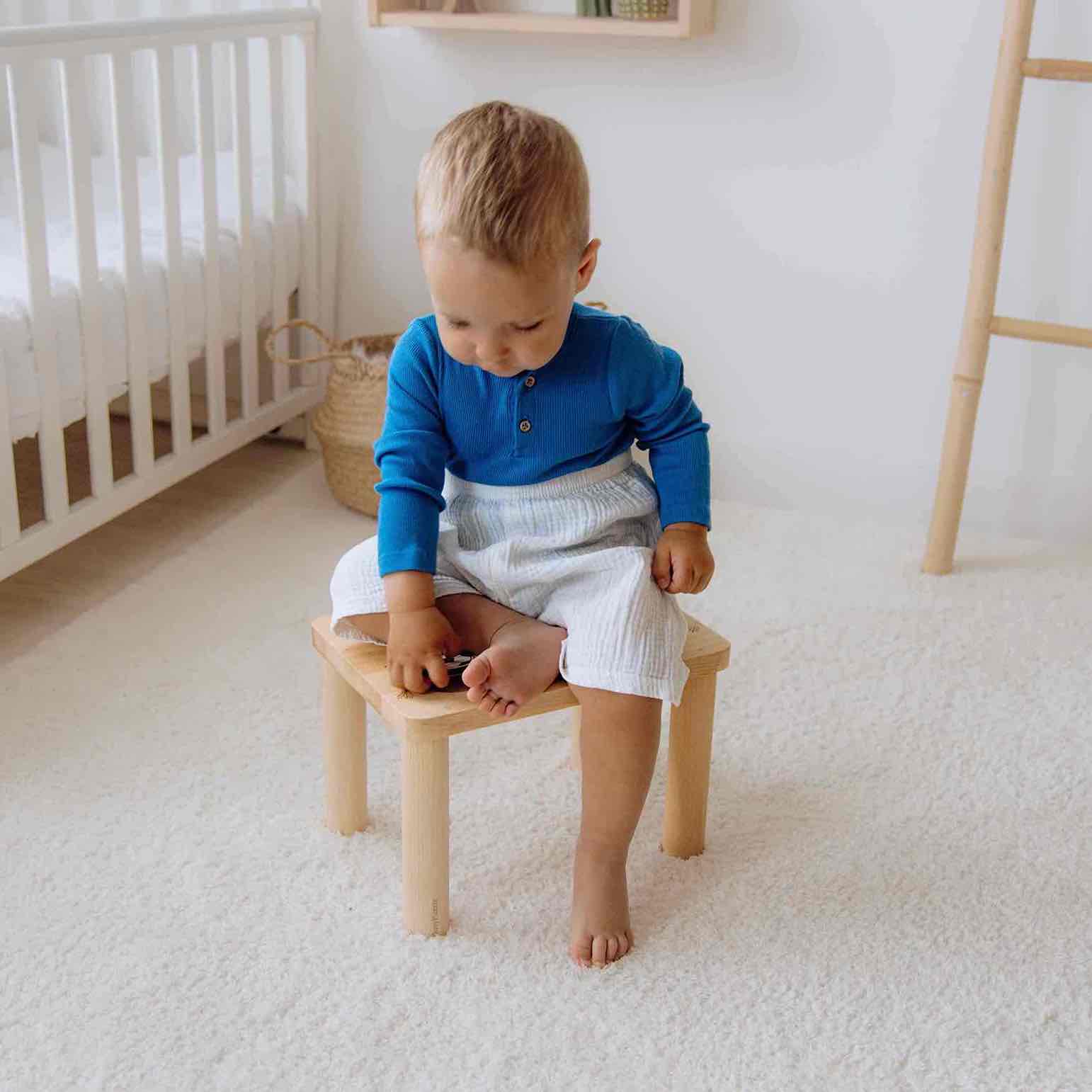 Montessori-Inspired Toddler Step Stool – Personalized ‘Rookie of the Year’ Gift for Kids Montessori Toys for Kids Busypuzzle