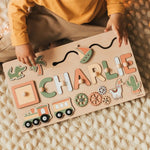 Montessori Busy Board for Toddlers – Wooden Sensory Toy for 1–3 Year Olds | BusyPuzzle Wooden Busy Boards Busypuzzle
