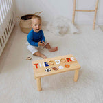 Montessori-Inspired Toddler Step Stool – Personalized ‘Rookie of the Year’ Gift for Kids Montessori Toys for Kids Busypuzzle