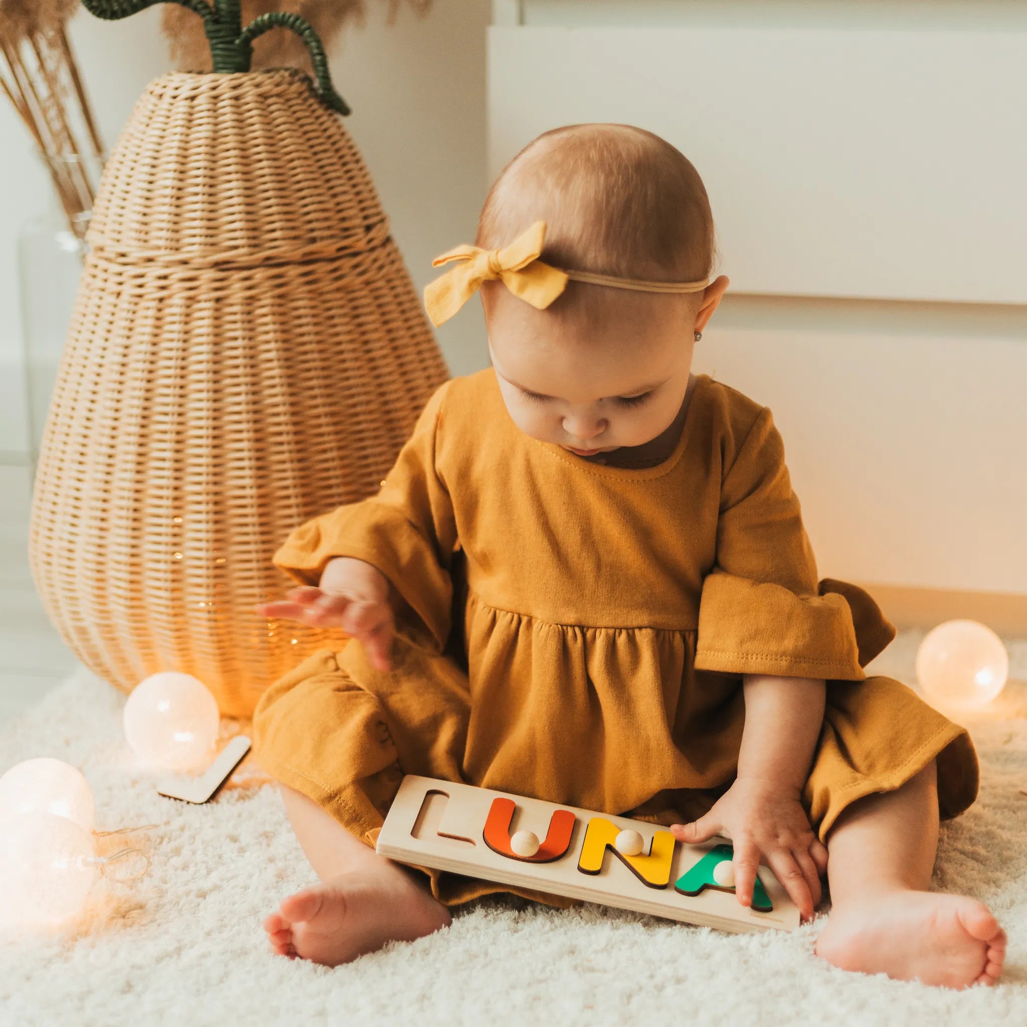 Custom Wooden Name Puzzle For Girl Wooden Name Puzzles Busypuzzle