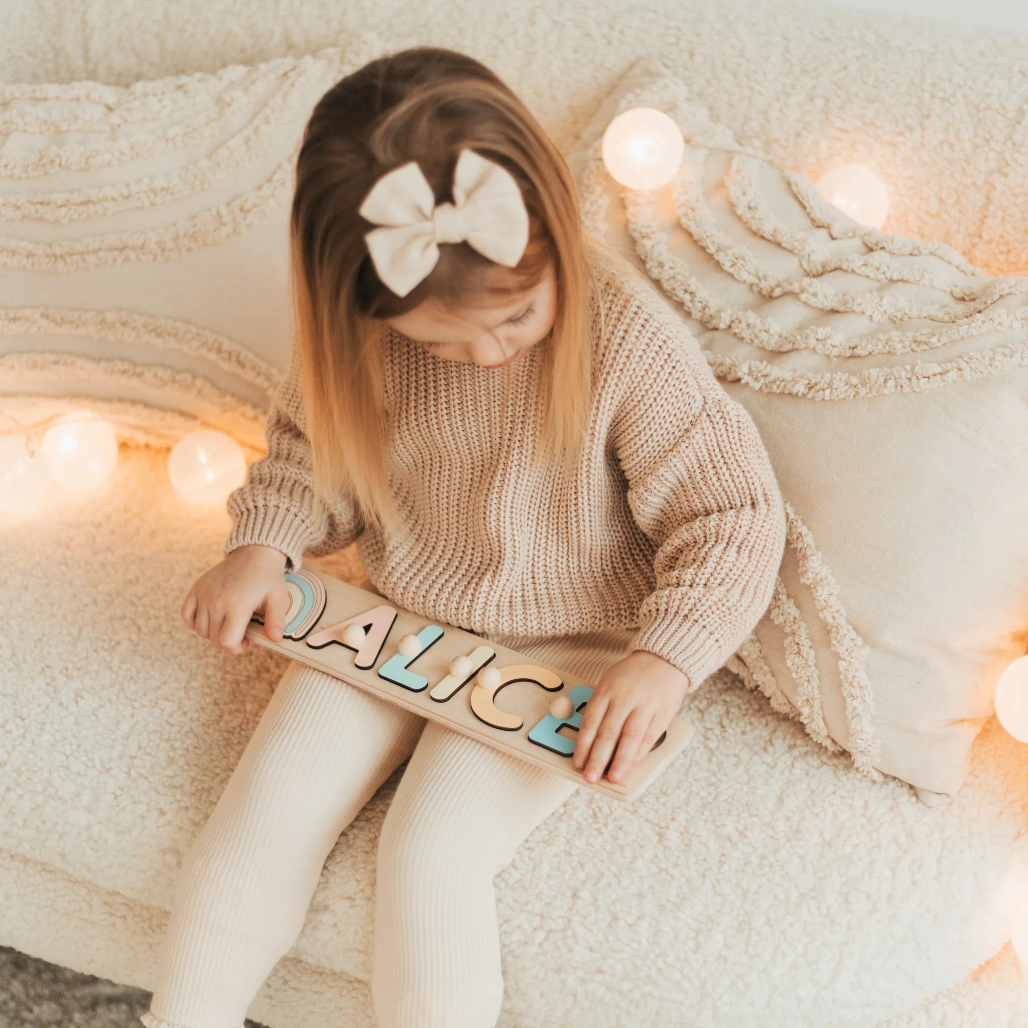 Custom Wooden Name Puzzle For Girl Wooden Name Puzzles Busypuzzle