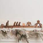 Wooden Advent Calendar with Moving Star – Reusable Nativity Scene Christmas Countdown Eco-Friendly Christmas Products Busypuzzle