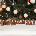 Wooden Advent Calendar with Moving Star – Reusable Nativity Scene Christmas Countdown Eco-Friendly Christmas Products Busypuzzle