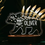 Wooden Night Light - Personalized Wooden Decor Personalized Wooden Decor Busypuzzle