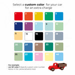 Wooden Colored Cars - Personalized Wooden Vehicle Toy Wooden Cars Busypuzzle