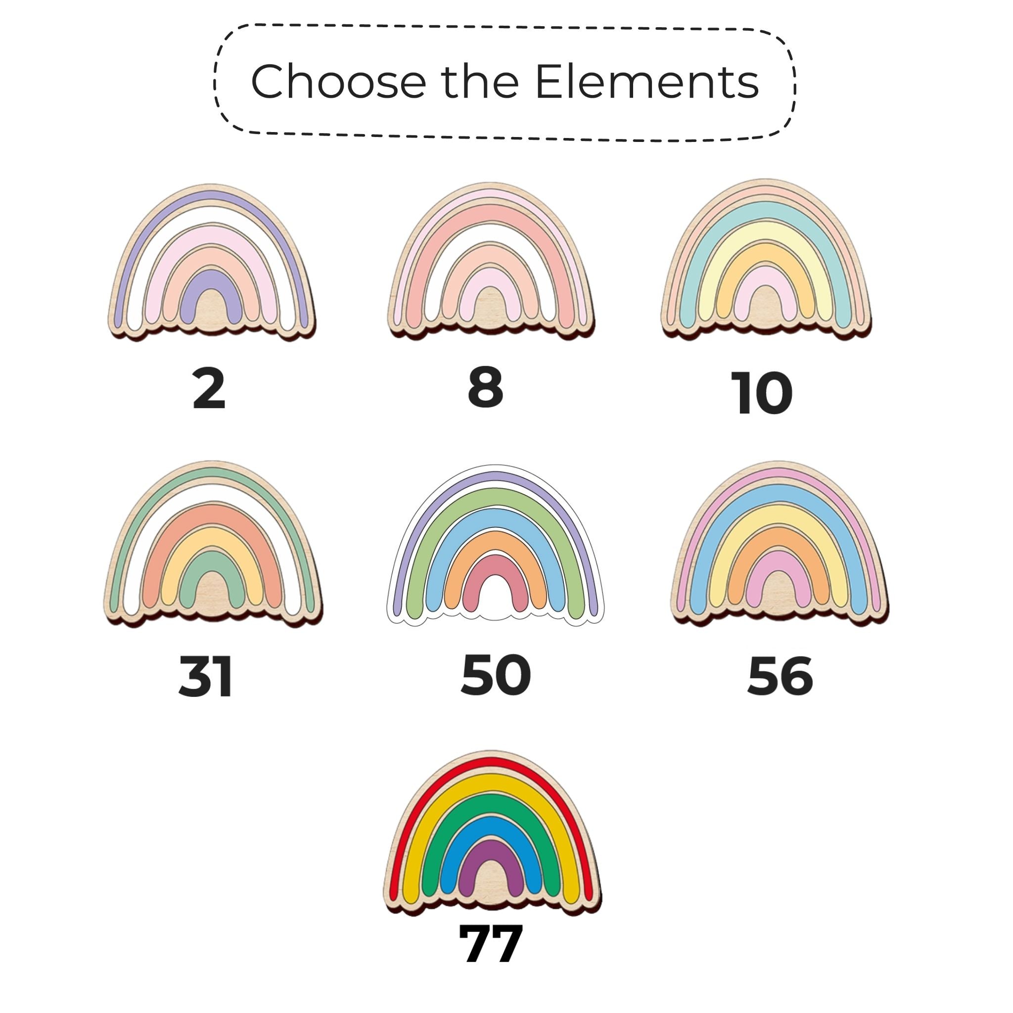 Personalized Rainbow Wooden Name Puzzle – Rainbow Baby Gift Wooden Name Puzzles Busypuzzle