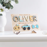 Personalized Ring Bearer Proposal Wooden Name Puzzle