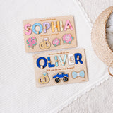 Personalized Flower Girl Proposal Wooden Name Puzzle