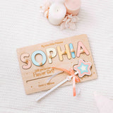 Personalized 'Will You Be My Flower Girl' puzzle – unique keepsake gift for little girls