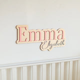 Custom Wooden Nursery Name Sign
